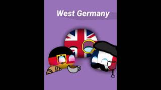 West Germany Vs East Germany countryballs countryballsshortscountryballsanimation [upl. by Lewan]