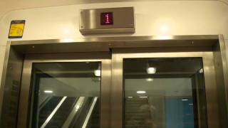 ITK AB MRL Traction elevators  Gallerian MALL Stockholm Sweden [upl. by Brindell106]