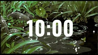 10 Minute Timer  Green Nature Aesthetic [upl. by Glick]