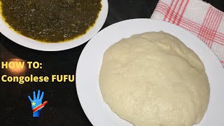 How to make CONGOLESE FUFU ⎟Cook with Nahima [upl. by Eiuqnom]