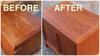 Thrift Store Rescue 8  Mid Century Furniture Restoration [upl. by Ainolloppa]