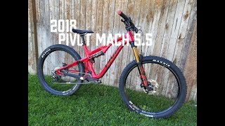 2018 Pivot Mach 55 Review amp Extended Test Ride [upl. by Esinej977]