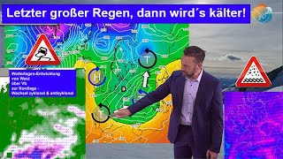 Letzter großer Regen im Norden dann wird´s kälter mit VbSchnee und Nordlage im Verlauf des Januars [upl. by Rahman]