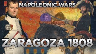 Napoleonic Wars Siege of Zaragoza 1808  Peninsular War DOCUMENTARY [upl. by Tonya]