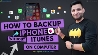 How to Backup iPhone without iTunes on Computer 2023 Backup amp Restore iPhone Data in Minutes [upl. by Chenay]