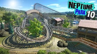 Neptune Park ep 10  BEST WOODEN COASTER Ive made so far  Planet Coaster [upl. by Isdnil]