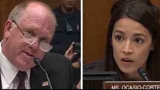 Tom Homan Leaves AOC Speechless In Heated Altercation [upl. by Harrison212]