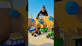 tractor bridge se jate hue tractor malik ne jcb rakh di automobile ytshorts [upl. by Llerihs484]