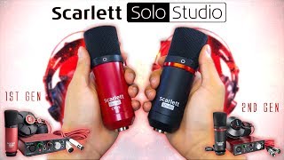 Focusrite Scarlett Solo Studio Pack Comparison 1st Gen vs 2nd Gen [upl. by Fisk349]