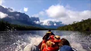 Curiara Longboat Ride in Venezuela to Angel Falls [upl. by Elka91]