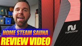 nurecover Home Steam Sauna 📝REVIEW VIDEO after 3 months [upl. by Anirbes]