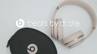 Beats Solo 3 Unboxing  Matte Gold [upl. by Bloomer559]