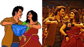 Kurchi Madathapetti Full Video Song Drawing Meme  Guntur kaaram  Mahesh Babu l Sreeleela [upl. by Trini]