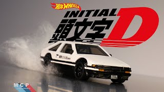 Toyota AE86 Initial D Hot Wheels Custom [upl. by Sirak]