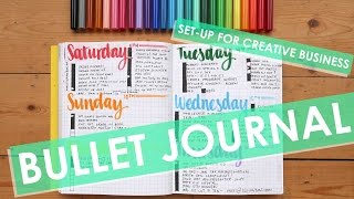 My Bullet Journal Setup for Creative Business [upl. by Draude324]