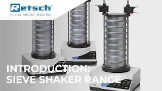 Sieve Shaker Range RETSCH sieveshaker laboratoryinstruments [upl. by Ahsei576]