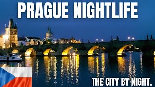 PRAGUE  A walk through the city centre at NIGHT [upl. by Aratas342]