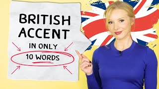 🇬🇧 10 WORDS TO LEARN BRITISH ACCENT Modern RP [upl. by Bollen]