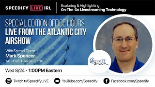 IRL Office Hours LIVE from the Atlantic City Air Show ft AccessIT Group [upl. by Nywles680]