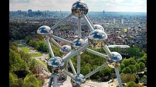 ATOMIUM  BRUSSELS BELGIUM  BRUXELAS BÉLGICA  BRUXELLES BELGIQUE 1997 [upl. by Terrel]