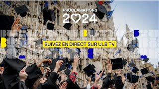 Proclamations des diplômées et diplômés ULB 2024  FSM amp Psycho  1110 9h00 à 16h30 [upl. by Lonny]