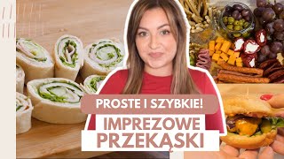 3 x Proste i Pyszne Przekąski na Imprezę  lamakeupebella [upl. by Shiff]