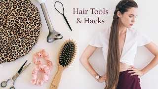 TOOLS AND HACKS FOR HEALTHY HAIR Natural Haircare [upl. by Lenod]