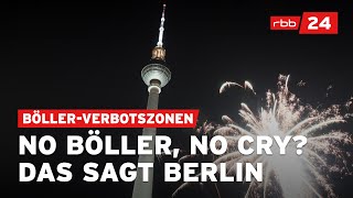 Wegen SilvesterKrawallen Kein Böllern in Teilen Berlins [upl. by Tav68]