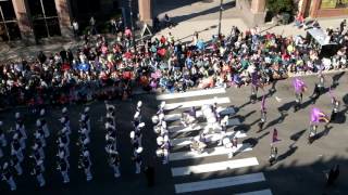 Broughton HS Marching Band in Raleigh Christmas Parade 2016 [upl. by Vaughan]