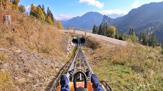 Alpine Coaster OnridePOV Video Kolbensattel Oberammergau 2021 [upl. by Aiasi678]