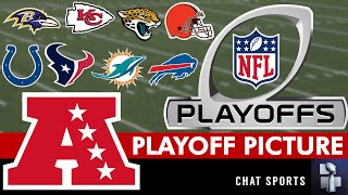 AFC Playoff Picture NFL Clinching Scenarios Wild Card Race And Standings Entering Week 16 Of 2023 [upl. by Bluefield]