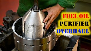 Fuel Oil Purifier Overhaul  Selfjector  Chief MAKOi [upl. by Anolla]