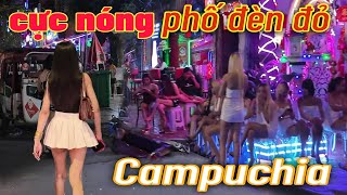 Cung đường sung sướng khu phố ĐÈN ĐỎ ở Phnôm Pênh  Campuchia [upl. by Salohcin]