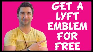 How to Order a Lyft Emblem for FREE Lyft Driver App Tutorial [upl. by Nylirem]