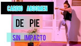 ABDOMINALES PARA REDUCIR CINTURA y Aplanar ABDOMEN de PIE Sin IMPACTO CARDIO Quema Grasa 30 Min [upl. by Nevaj581]