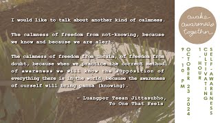 Daily Practice 1Hour Cultivating SelfAwareness  Equanimity  Vipassana Practice  with Audiobook [upl. by Jamesy]