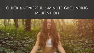 5 Minute Grounding Meditation  Witchcraft 101 [upl. by Repip319]