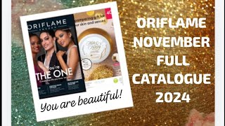 Oriflame November Full Catalogue 2024 [upl. by Cioffred]