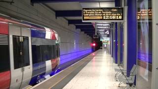 Heathrow Express class 332 journey Heathrow CentralHeathrow Terminal 5 amp back 280913 [upl. by Ymmik]