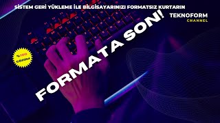 Sistem Geri Yükleme  Formatsız Windows Kurtarma [upl. by Ednargel]