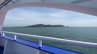 Aboard MV Stena Adventurer View of Holyhead Mountain 23523 [upl. by Hoppe]