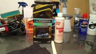 Meguiars ultimate liquid wax vs collinite 845 insulator wax [upl. by Dihgirb]