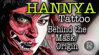 Hannya mask tattoo meaning and origin [upl. by Aivital]