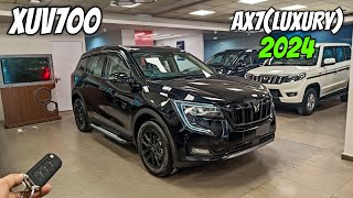 Mahindra Xuv700 AX7 L 2024 ❤️  Xuv700 Top Model 2024  Xuv700 Black Edition 2024  Review [upl. by Aleil378]