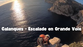 Escalade en grande voie aux Calanques [upl. by Aicissej326]