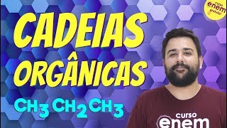 REPRESENTAÇÃO DE CADEIAS ORGÂNICAS  Resumo de Química para o Enem [upl. by Leksehc]