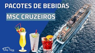 PACOTE DE BEBIDAS MSC CRUZEIROS  Temporada 20212022  MSC Seaside MSC Preziosa MSC Splendida [upl. by Toffic]