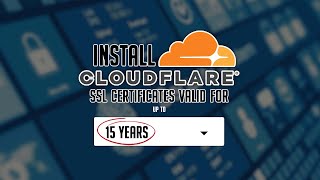 Install Cloudflare SSLs That Dont Expire for up to 15 YEARS [upl. by Elocaj975]