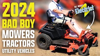 SNEAK PEEK BAD BOY 2024 Mowers Tractors Utility Vehicles Hand Tools [upl. by Ketchan401]