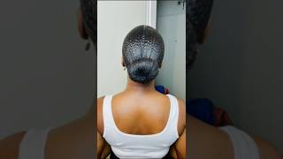 Slick back tutorial hairstyle 4chair howtostylenaturalhair haircare hairtutorial hairstyling [upl. by Ilagam]